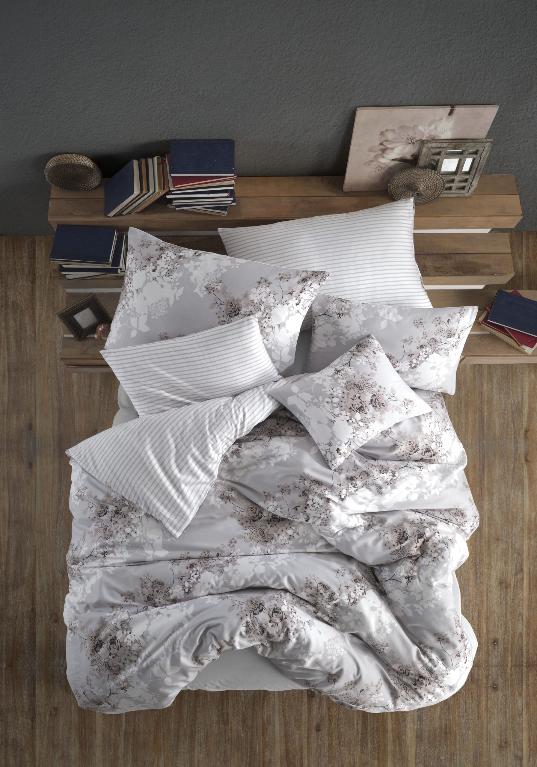 ΝΕΧΤ 3214 ΑΜΕLΙΑ ΣΕΤ ΠΑΠΛΩΜΑ 100%CΟΤ SΑΤΙΝ 220Χ240 3ΤΕΜ