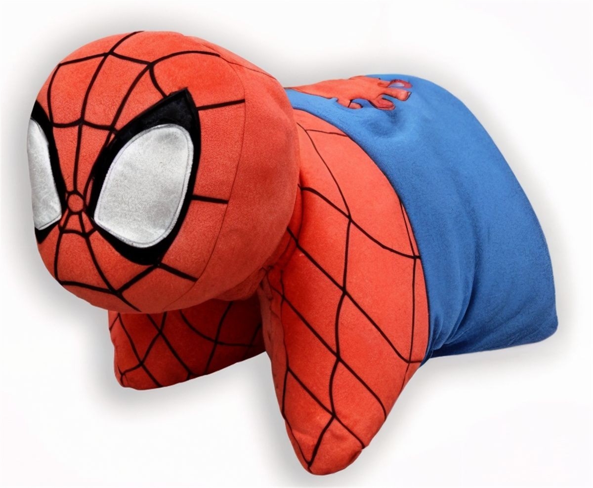 Μαξιλάρι - Λούτρινο 2 σε 1 Marvel Spider-Man 89 45x28 Red-Blue 100% Polyester