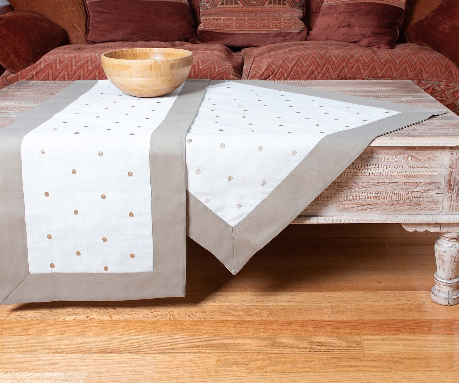 τραπεζομάντηλα (140cm x 180cm) spot γκρι