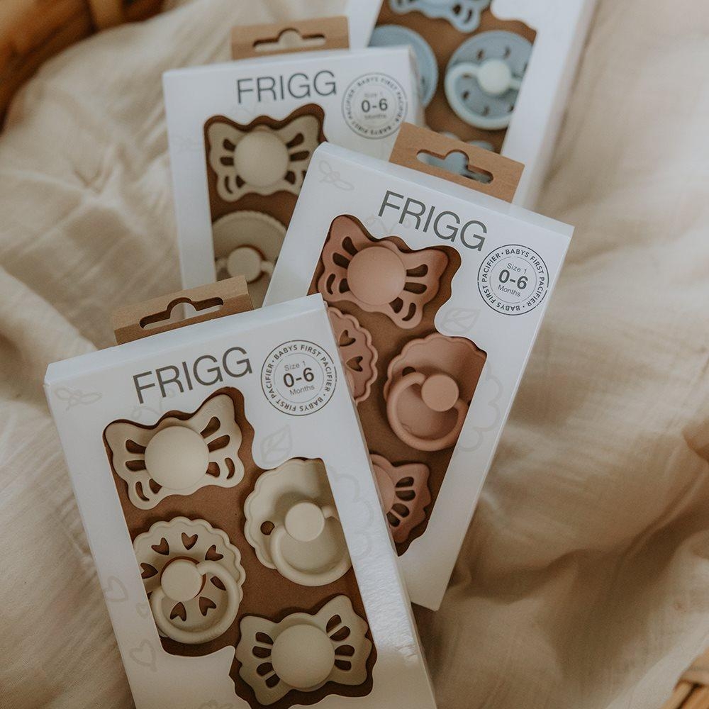 Σετ 4 Πιπίλες FRIGG - Moonlight Sailing Powder Blue 0-6 Μηνών