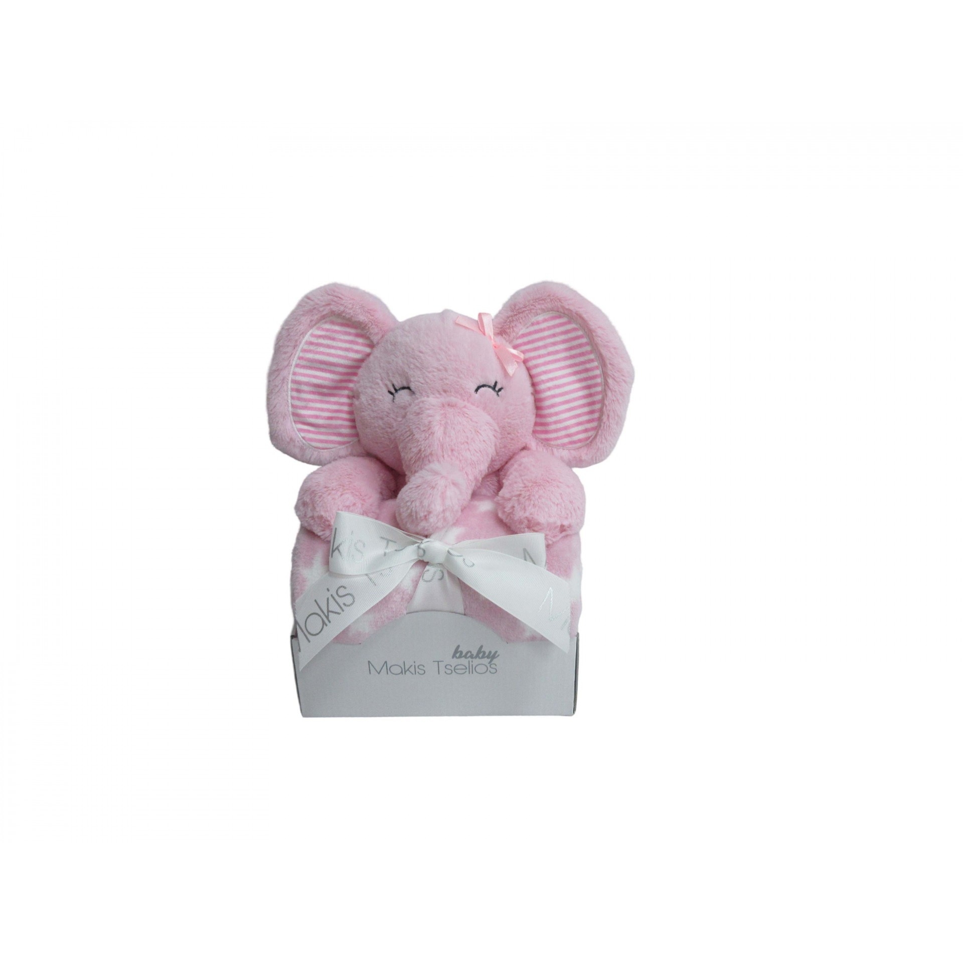 ELEPHANT PINK ΔΙΑΚΟΣΜΗΤΙΚΟ ΚΟΥΚΛΑΚΙ ΜΕ ΚΟΥΒΕΡΤΑ 