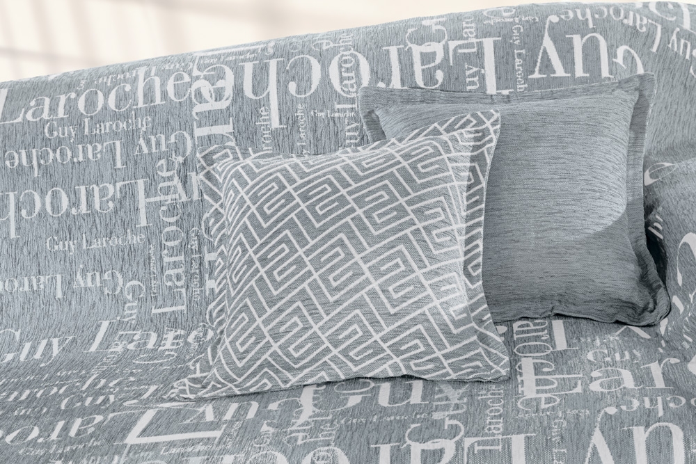 Διακοσμητική Μαξιλαροθήκη Stamp Silver 