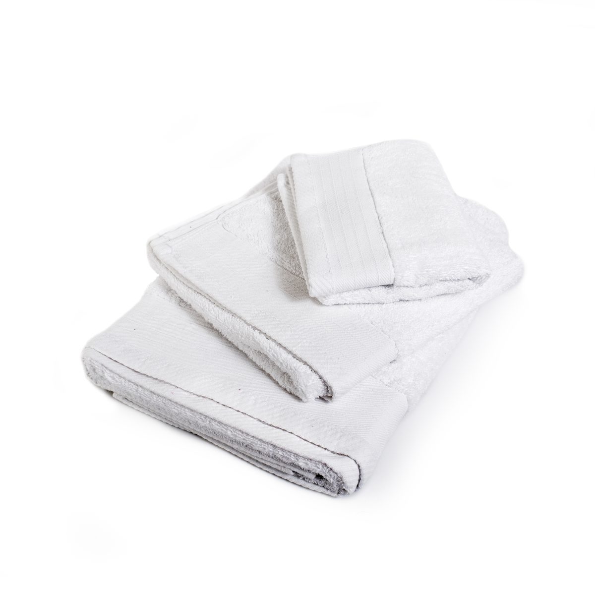 Πετσέτα Πενιέ 500 gr/m² Σετ 3 τεμ 40X60,50X100,80X150 ΛΕΥΚΟ Cotton 100%