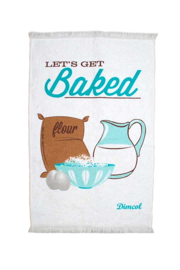 ΠΕΤΣΕΤΑ ΚΟΥΖΙΝΑΣ Baked 07 40Χ60 White ΜΕ ΚΡΟΣΣΙ Βαμβ.