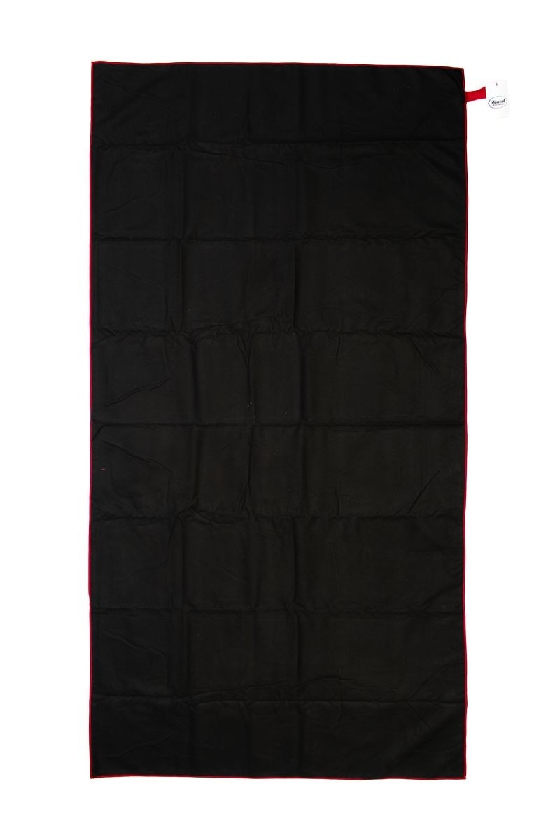 Πετσέτα Γυμναστηρίου Quick Dry 50x80 Black-Bordeaux 90/10 Polyester/Polyamide