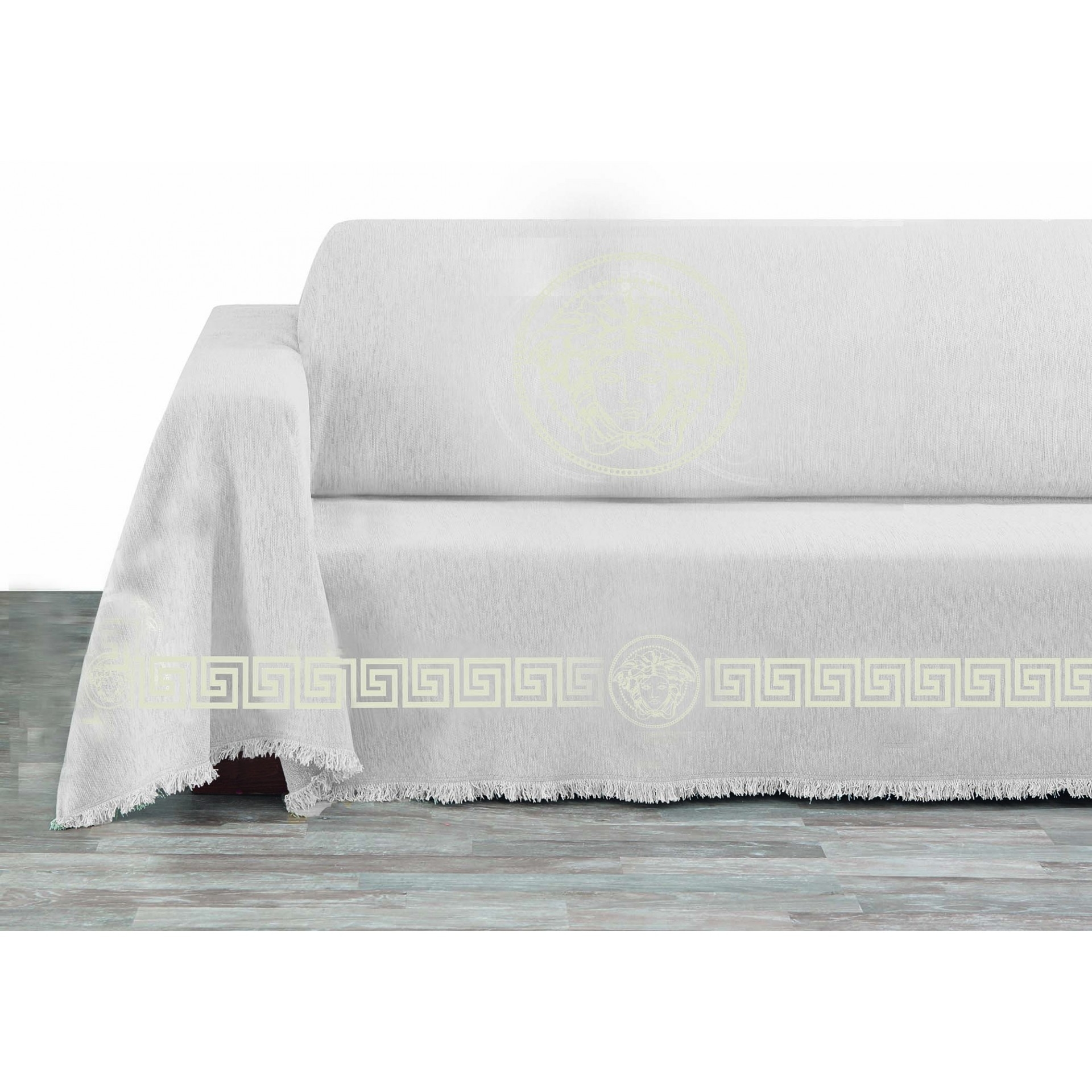 OLYMPUS4  ΤΕΤΡΑΘΕΣΙΟ ΡΙΧΤΑΡΙ ECRU 180Χ350CM 100% CHENILLE