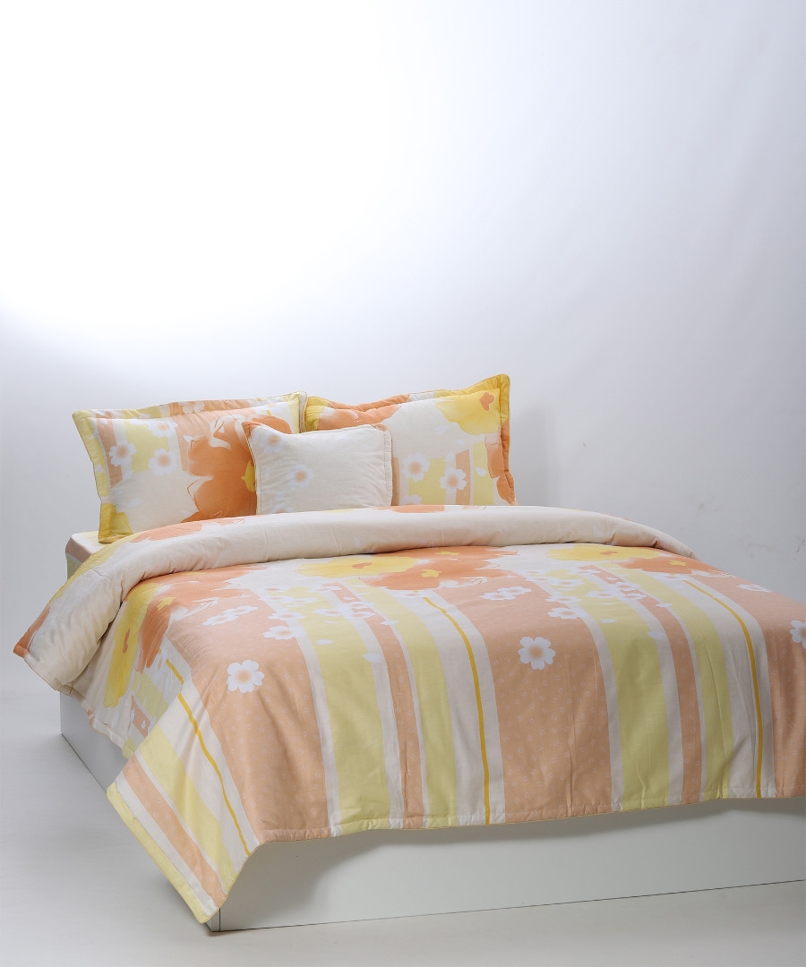 παπλωματοθήκη 215cm x 240cm κατωσέντονο με λάστιχο 160cm x 210cm+19cm 2x50cm x 70cm 40cm x 40cm joy-20a