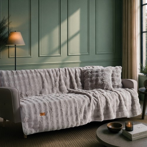 Ριχτάρι Αντιολισθητικό  Haaland 11 Grey - Διθέσιο 180x250cm