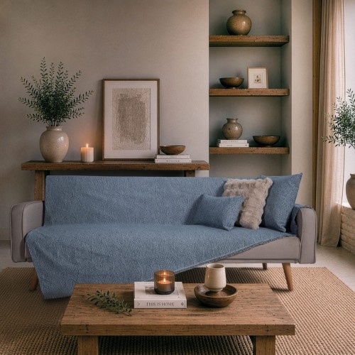Ριχτάρι Norman 04 Denim Blue - Μονοθέσιο 180x150cm