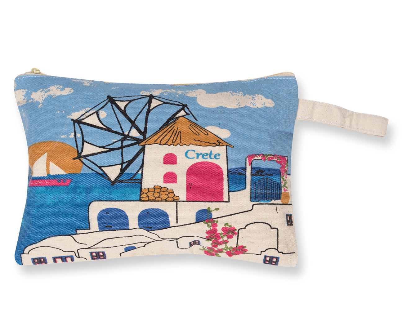 Πορτοφόλι καραβόπανο (20cm x 13cm) canvas 27 rhodes