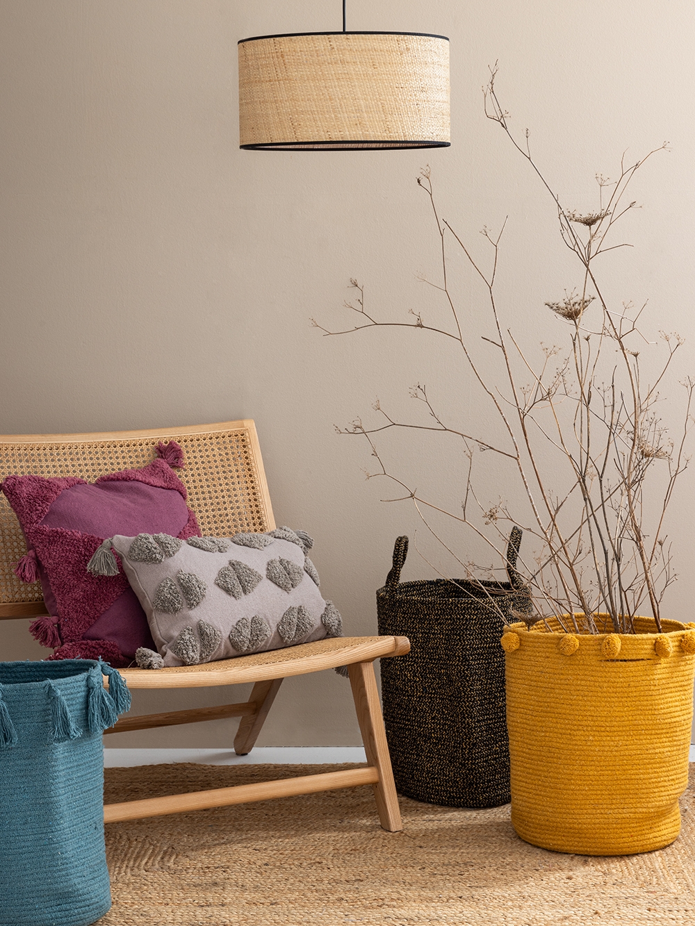 Διακοσμητική Μαξιλαροθήκη Home Décor 45x45 ALFIE MAUVE