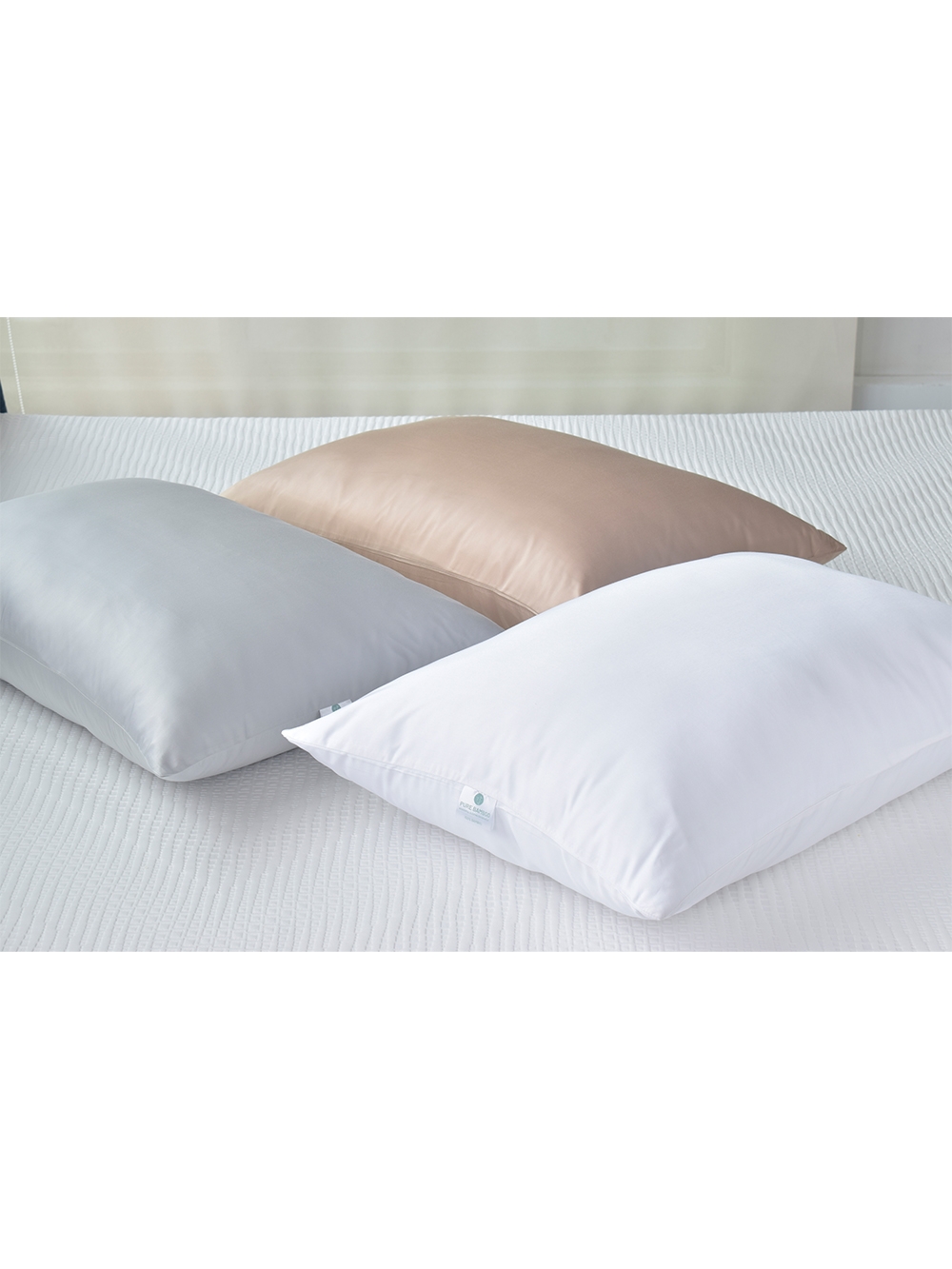 Μαξιλάρι White Comfort 50x70 BAMBOO FULL GREY
