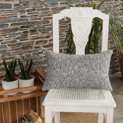 Μαξιλαροθήκη Potenza 05 - 65x65cm δαπέδου με γέμιση 