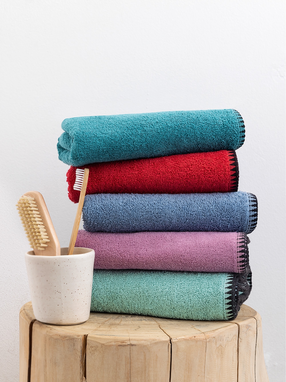 Πετσέτα Προσώπου Towels Collection 50x90 BROOKLYN RED