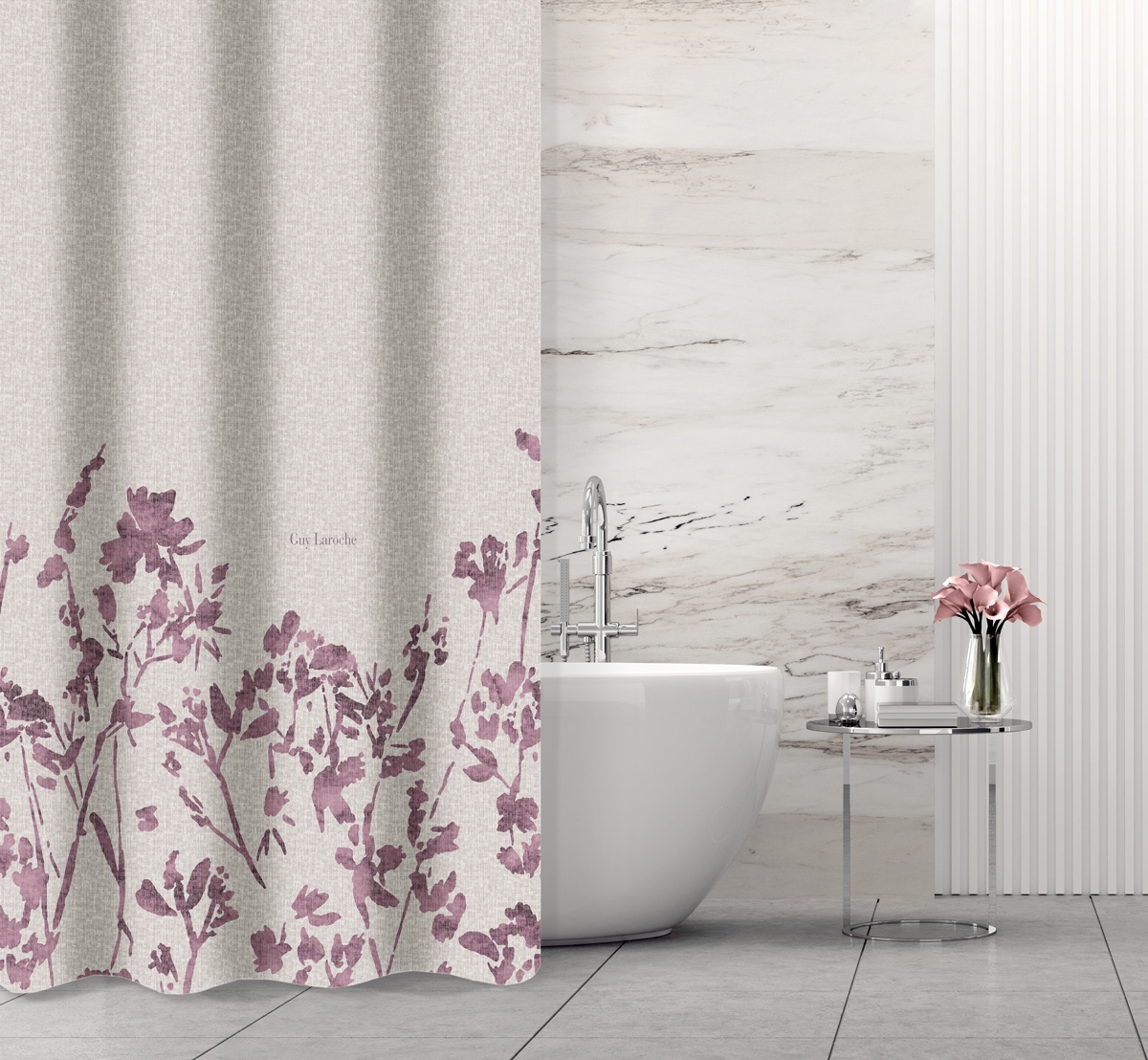 Κουρτίνα Μπάνιου Romance Melanze 