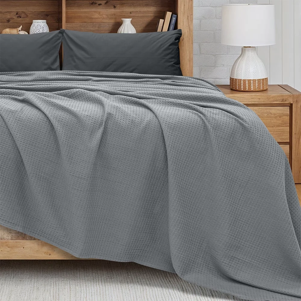 Κουβέρτα King Size (240×260) Πικέ Cocoon Γκρι