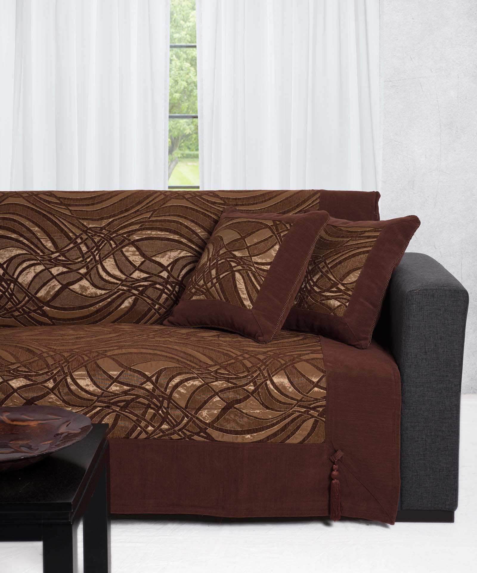 ΡΙΧΤΑΡΙΑ 911 (180cm x 180cm / 180cm x 250cm / 180cm x 300cm) καφέ