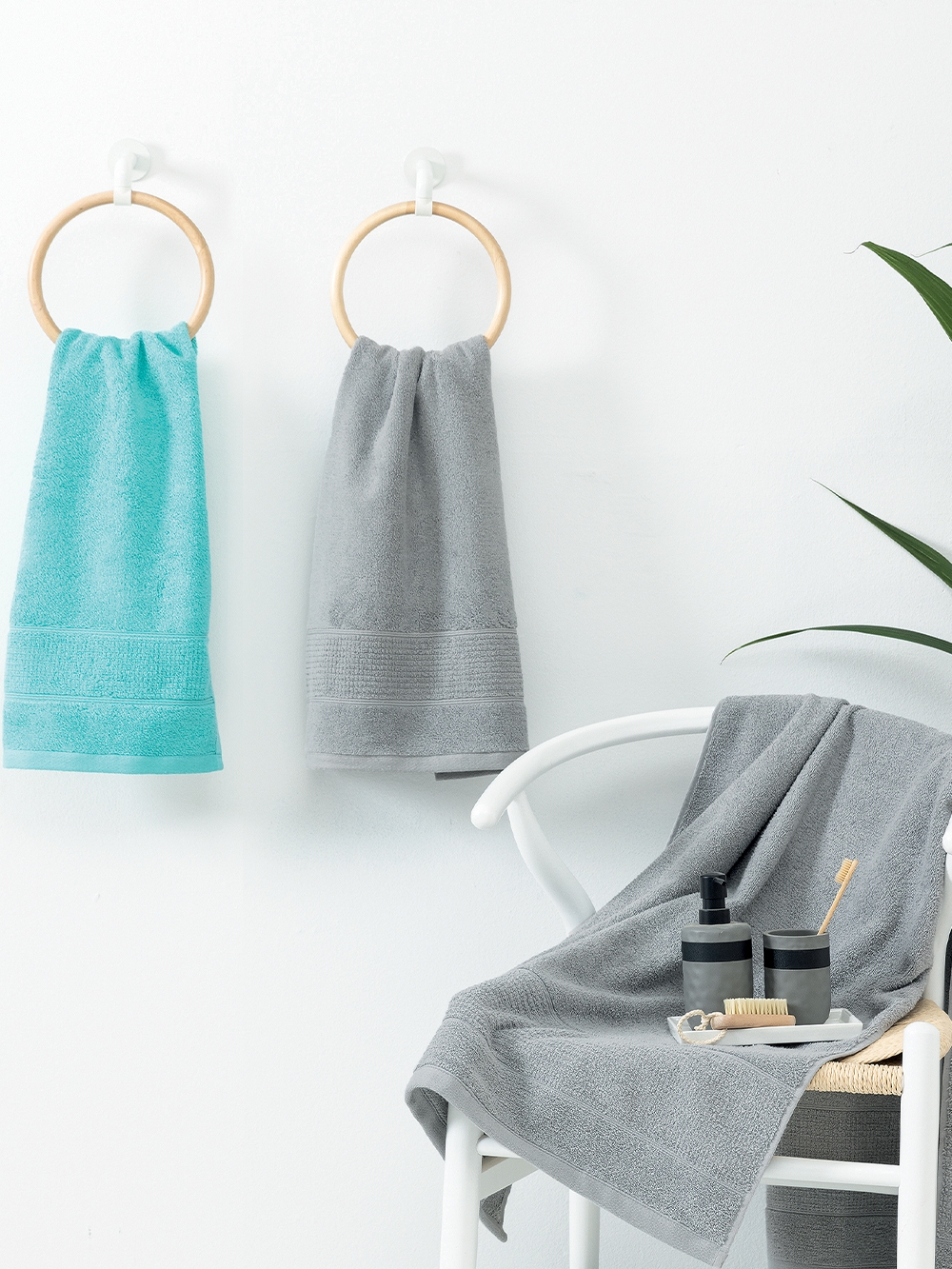Σετ Πετσετες Towels Collection ROKE AQUA