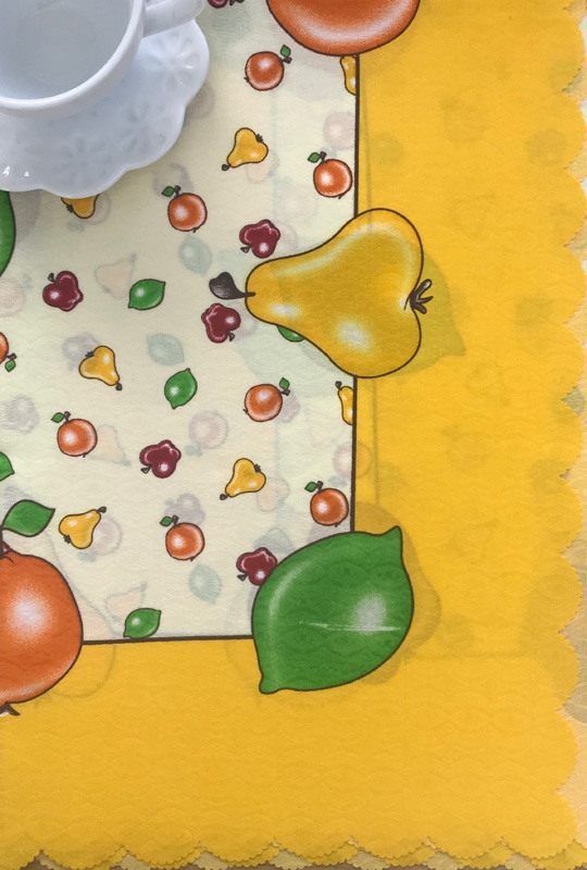 τραπεζομάντηλα 220 ( 140cm x 180cm) κίτρινο