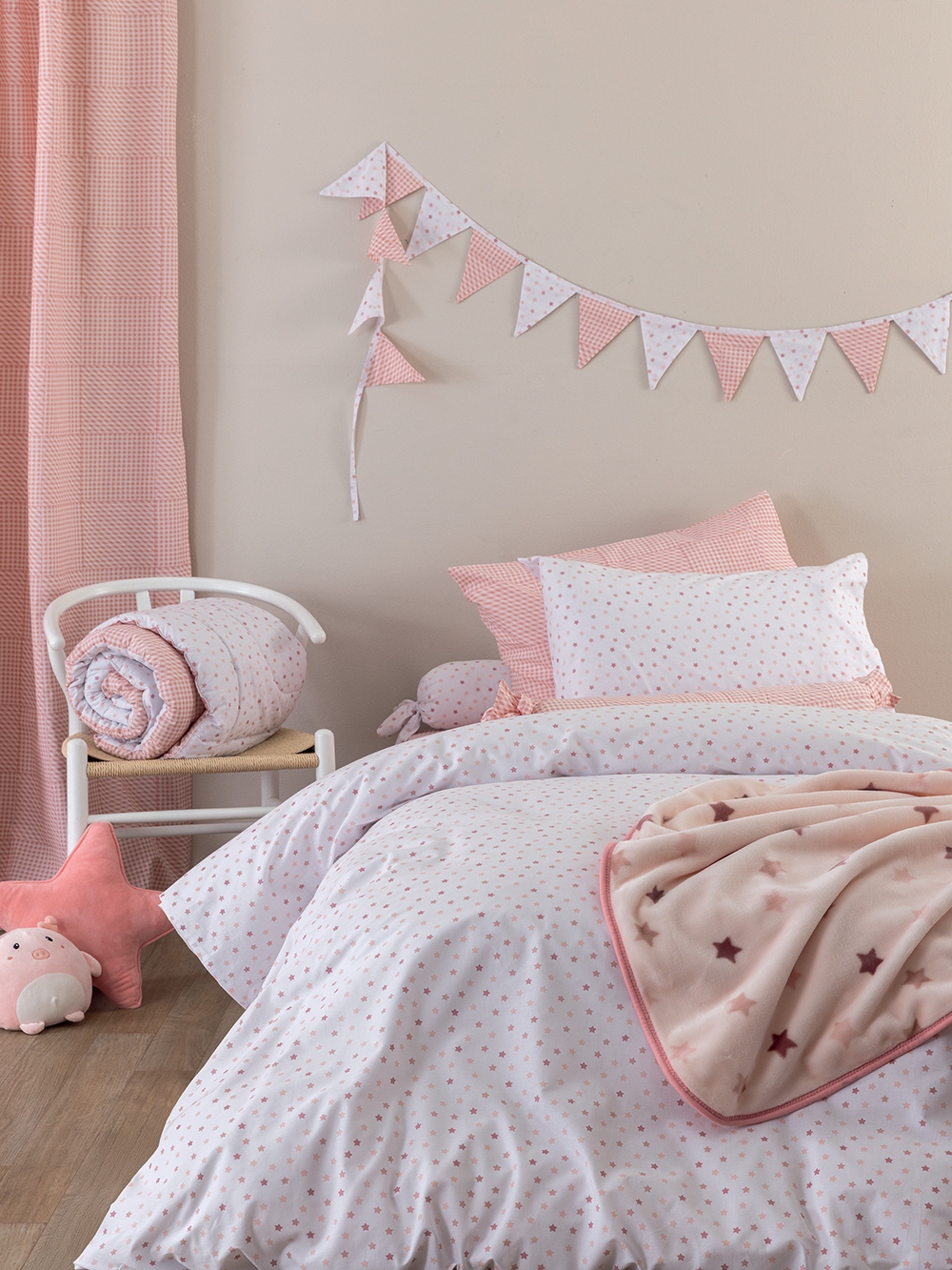 Διακοσμητικά σημαιάκια Bon Bon 240cm BB100-BB101 ROSE