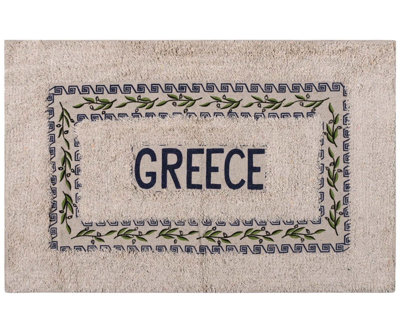 Πατάκι ελιά Greece (40cm x 60cm) μπλέ