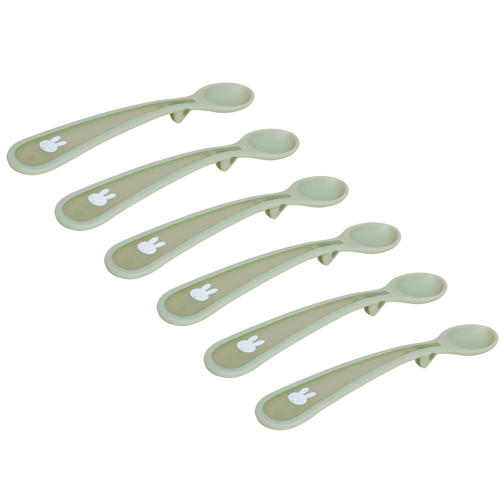 Σετ 6 Κουταλάκια 17cm με Μαλακή Λαβή Miffy Green KOKO