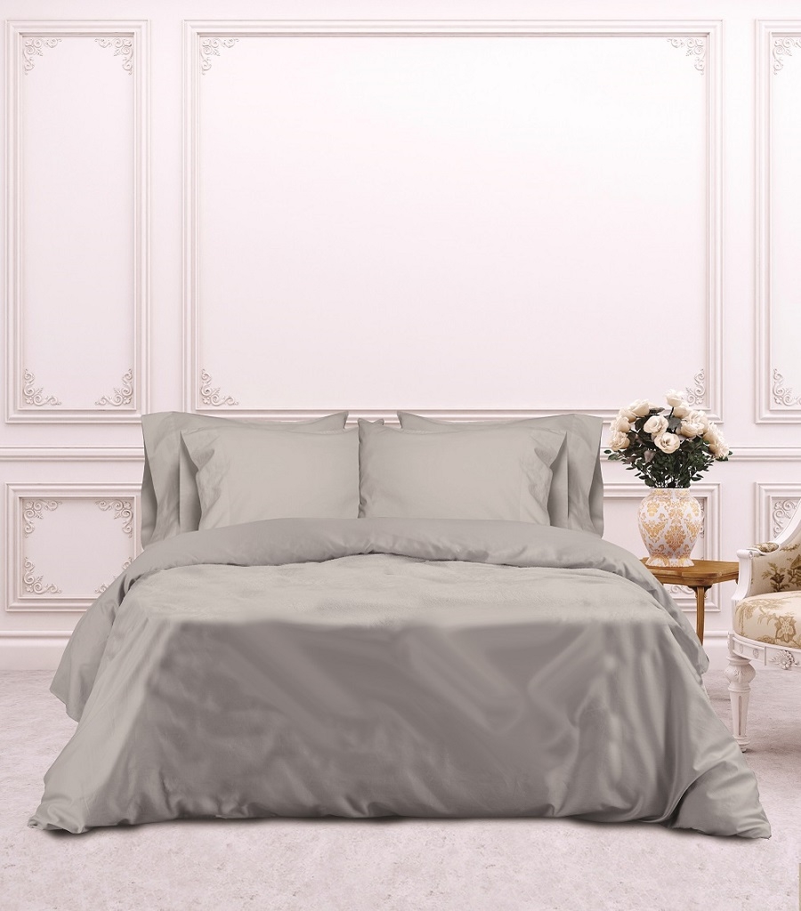 ΣΕΝΤ M ΧΛ 170X260  RIHANNA (SILVER GREY6) 100% C/S