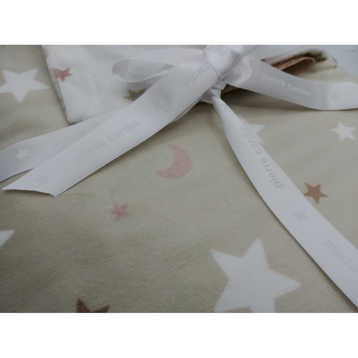 ΚΟΥΒΕΡΤΑ ΑΓΚΑΛΙΑΣ soft plus FLEECE 80X110 PIERRE CARDIN MOON BEIGE