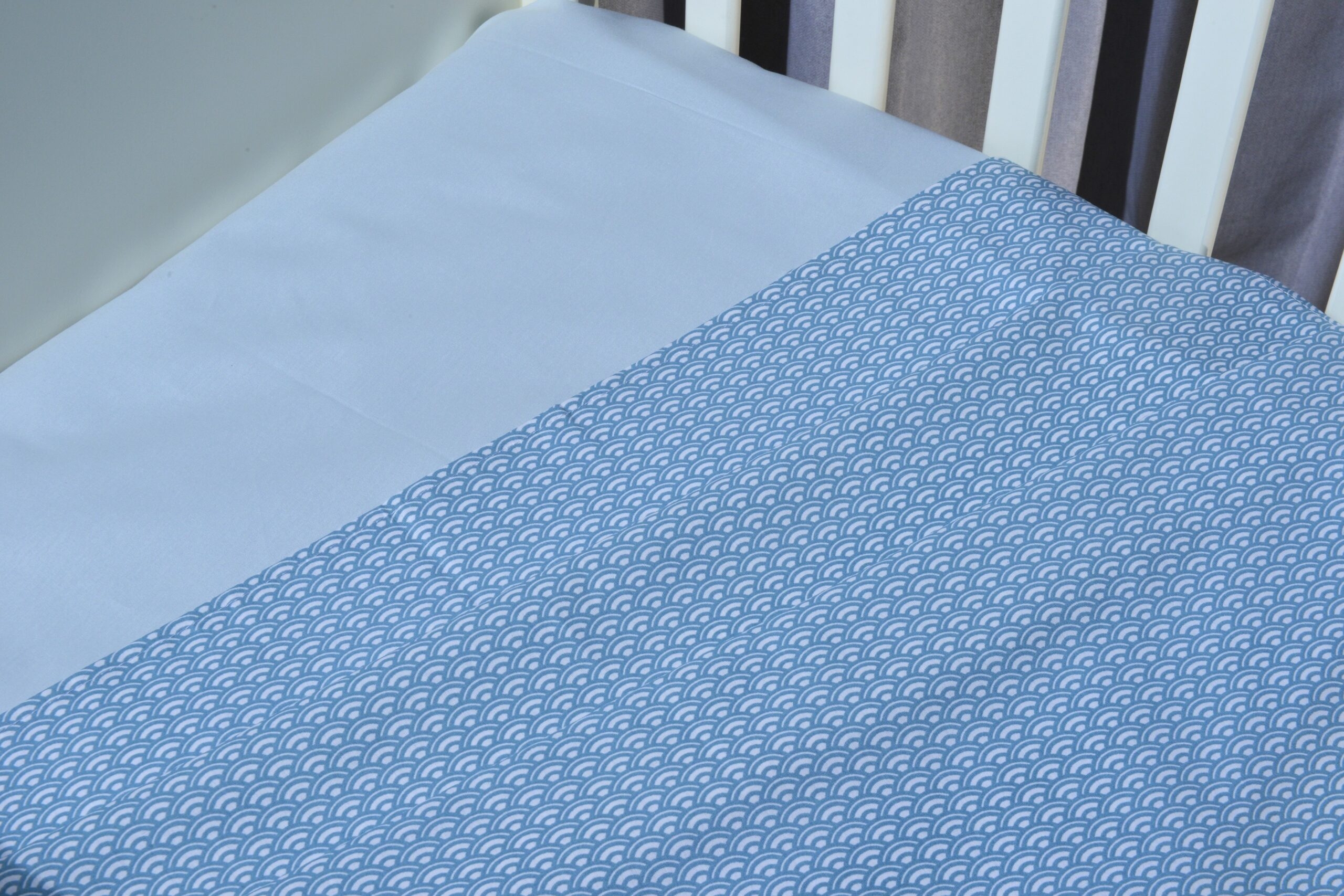 Σετ 2 Σεντόνια Λίκνου 75x110cm 100% Βαμβάκι Des. 146 Oliver Baby