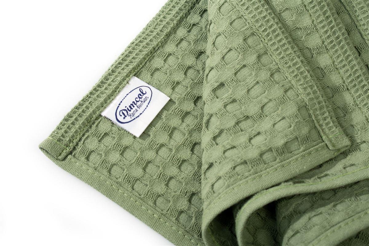 Ποτηρόπανο Πικέ 325 gr/m² Solid 50X70 Olive 100% Cotton