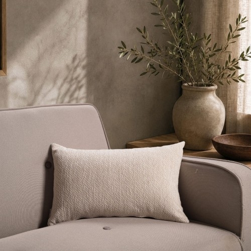 Μαξιλαροθήκη  Dayton 01 Ivory - 65x65cm δαπέδου με γέμιση 