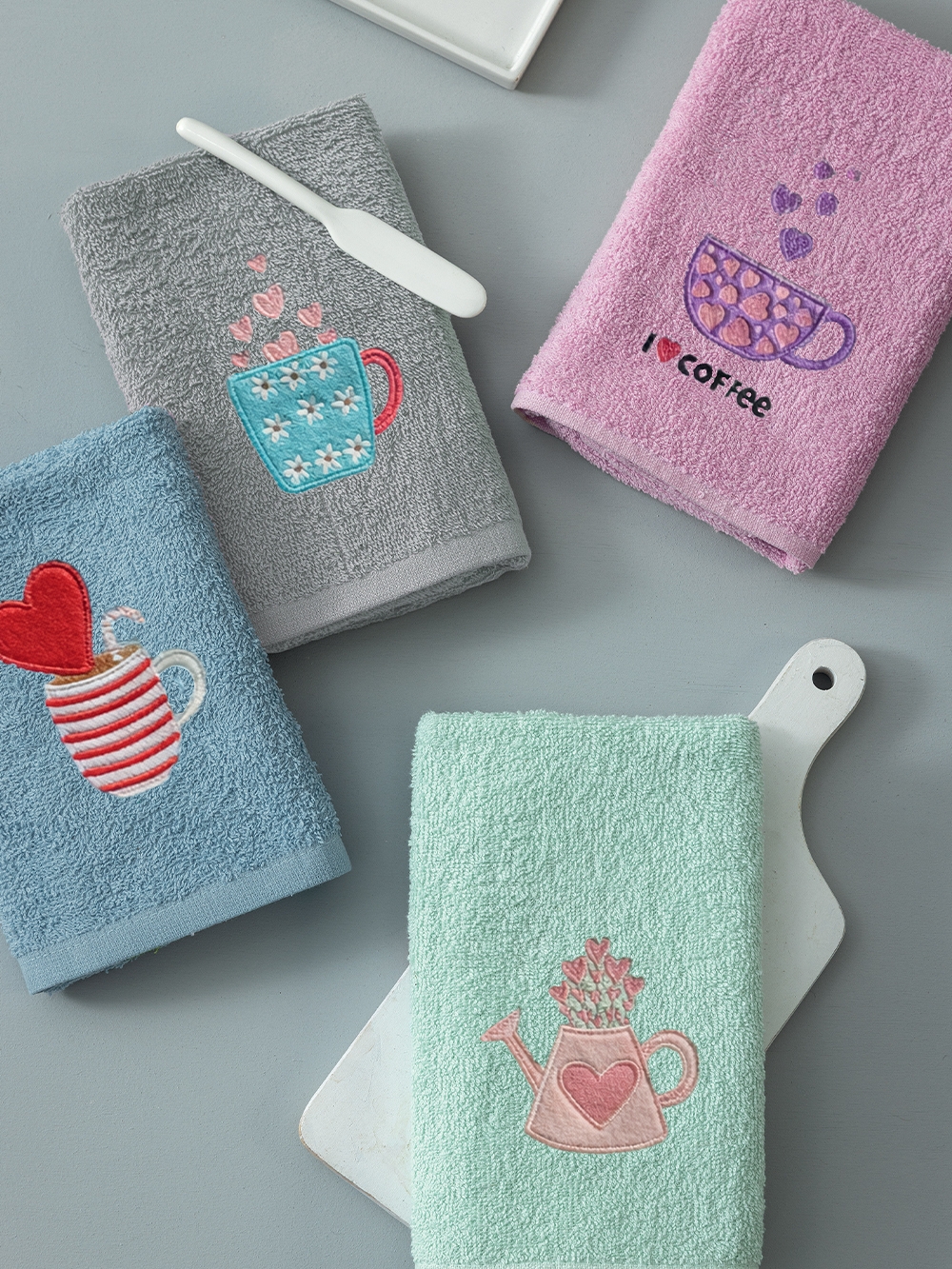 Σετ 4 Πετσέτες Κουζίνας Kitchen Towels 40x70 KT290