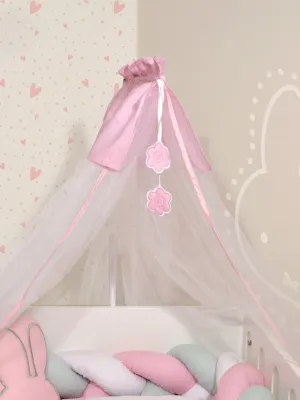 Κουνουπιέρα Ροζ 180x500 cm Design 67