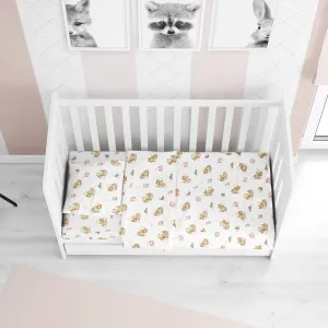 ΚΑΤΩΣΕΝΤΟΝΟ ΜΕ ΛΑΣΤΙΧΟ bebe Baby 03 0,70X1,40X0,15 Flannel cotton 100%