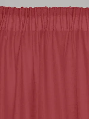 LINO ΚΟΥΡΤΙΝΑ LINE ΜΕ ΤΡΕΣΑ 401 RED 145X295