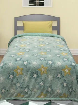 LINO ΚΟΥΒΕΡΤΑ FLEECE SHERPA ΦΩΣΦΟΡΙΖΕ STER MINT 160X220