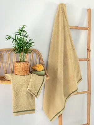 Σετ Πετσέτες (30X50, 50X90, 70X140) ROS BEIGE