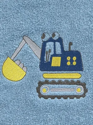 LINO Σετ Πετσέτες Παιδικές 2 τμχ (50x90,70x140) Trattore Μπλε