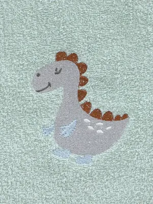 LINO Σετ Πετσέτες 2 Τεμαχίων Κεντητές Lagarto Μέντα