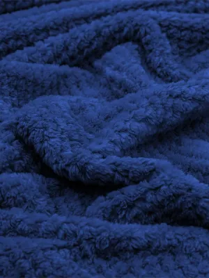 LINO Κουβέρτα Υπέρδιπλη (220x240) Fleece Napnest Σκούρο Μπλε