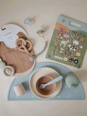 Βιβλίο με Επαναχρησιμοποιούμενα Αυτοκόλλητα Farm - Mushie