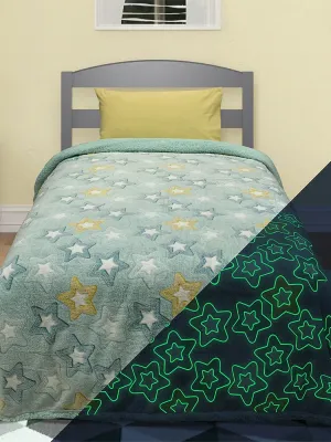 LINO ΚΟΥΒΕΡΤΑ FLEECE SHERPA ΦΩΣΦΟΡΙΖΕ STER MINT 160X220