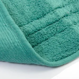 Πατάκι Μπάνιου Σετ 3 τεμ ZUCCHI 1τεμ 55X90, 2 τεμ 45X50 Petrol 100% Cotton