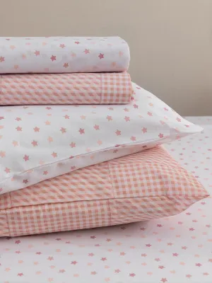 Σεντόνι Κούνιας 130x170 BB101 ROSE Χωρίς Λάστιχο