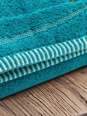 LINO Πετσέτα Προσώπου (50x100) Loomline Πετρόλ