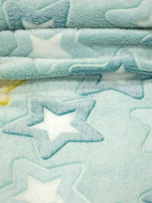 LINO ΚΟΥΒΕΡΤΑ FLEECE ΦΩΣΦΟΡΙΖΕ STER MINT 110X150