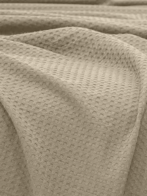 LINO Κουβέρτα King size (240x260) Πικέ Cocoon Μόκα