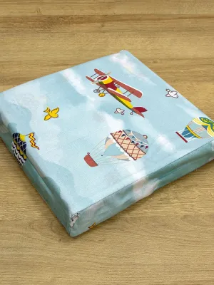 LINO Σετ Παιδική Παπλωματοθήκη (160x240) Cloud Chasers Πετρόλ