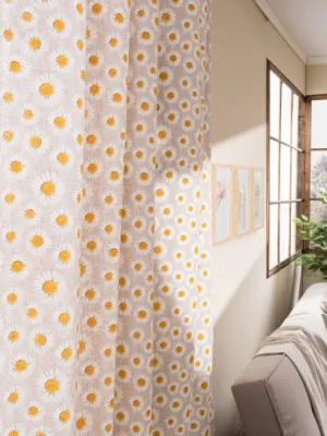  Κουρτίνα (Έτοιμη Ραμμένη) Floreta 01 - 140x275cm