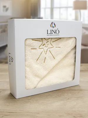 LINO ΚΑΠΑ SMILEY SUN ECRU 75X75